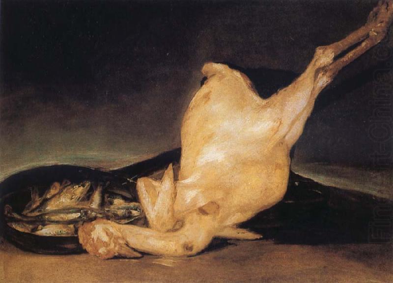 Plucked Turkey, Francisco Jose de Goya